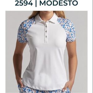 NWT Bermuda Sands Apparel ladies shirt sleeve top.